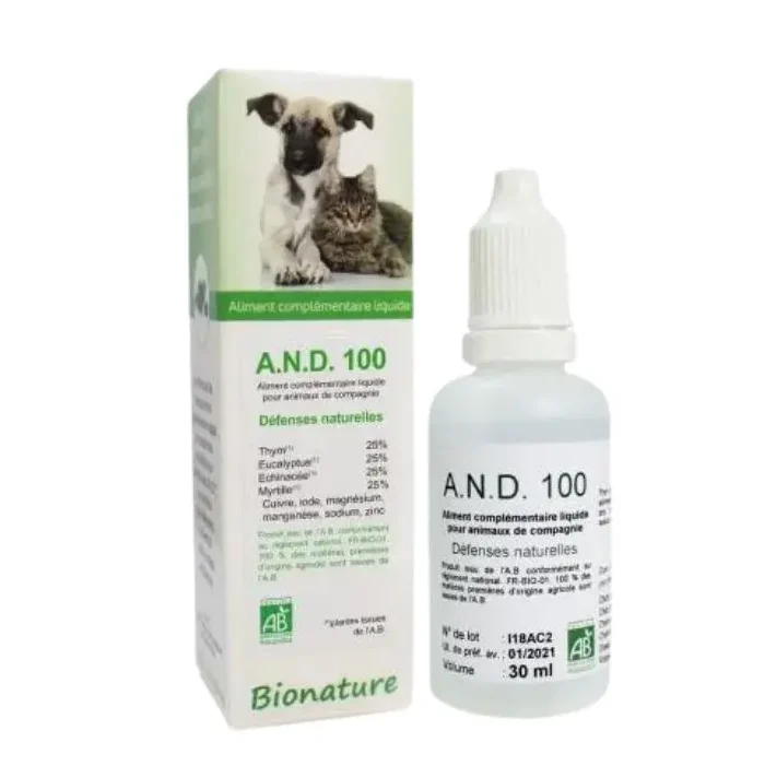 AND 109 Flore Intestinale des Animaux Bionature