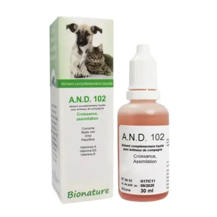 AND 102 Croissance et Assimilation des Animaux Bionature