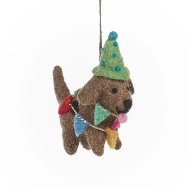 Party Pooch – chien déco de Noël en feutre fait main
