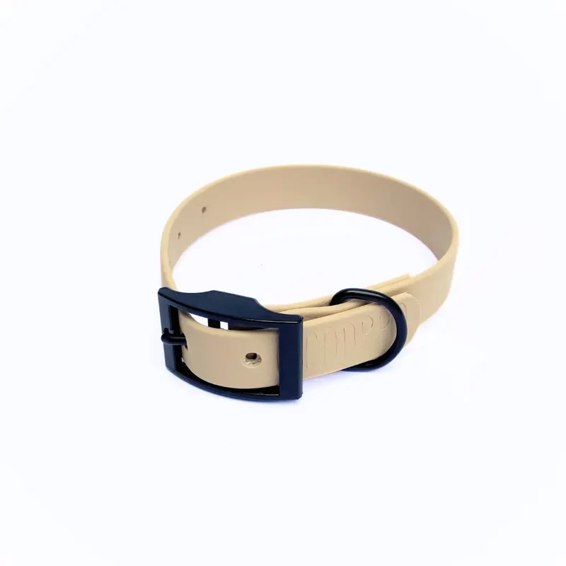 Collier biothane beige Goodbro