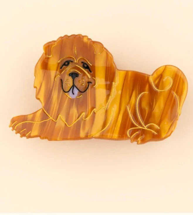 Pince à cheveux Chow-chow – L’accessoire doux & audacieux