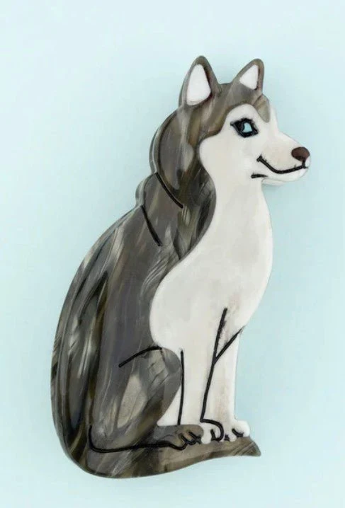 Pince à cheveux Husky – L’accessoire fun & expressif