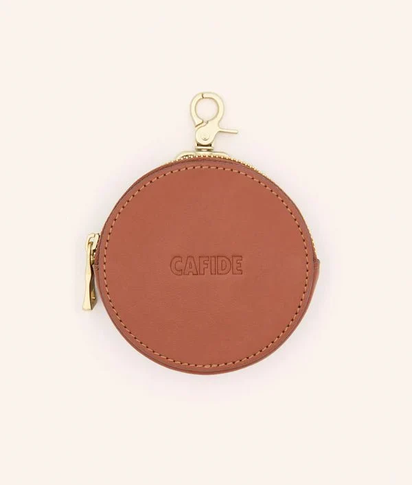 Sac à friandises cuir vegan marron Jala