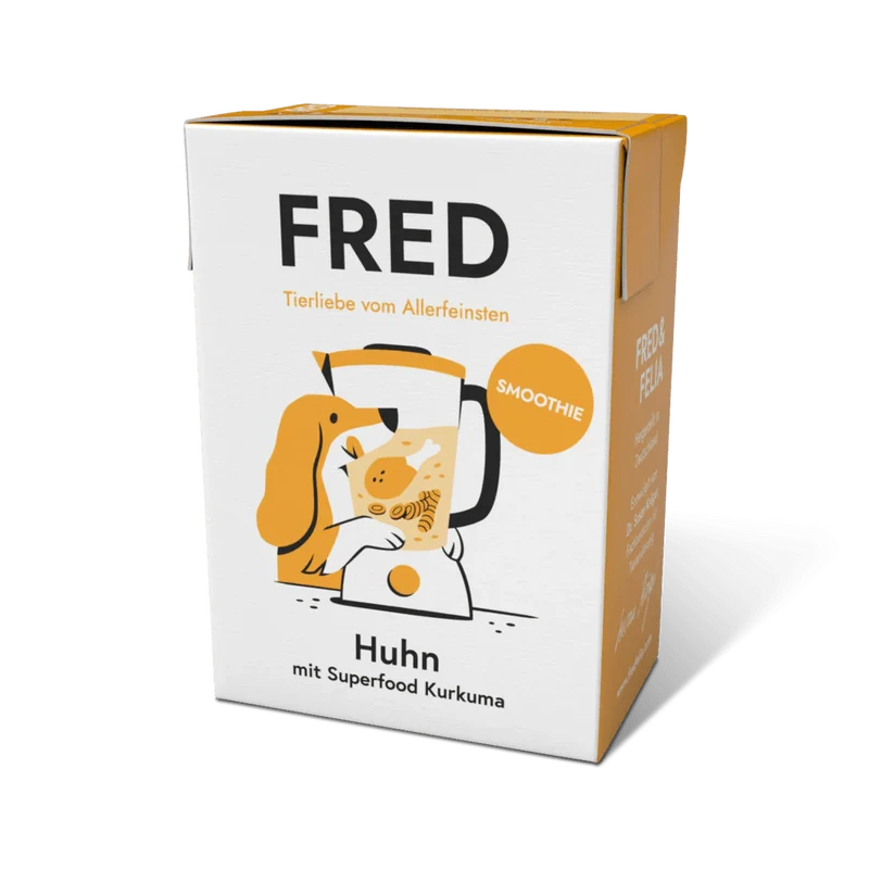 FRED Smoothie Poulet & Curcuma – Complément Naturel 200g