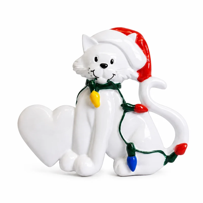 Cadeau Fan De Chat Chat À Suspendre Dans Le Sapin De Noël