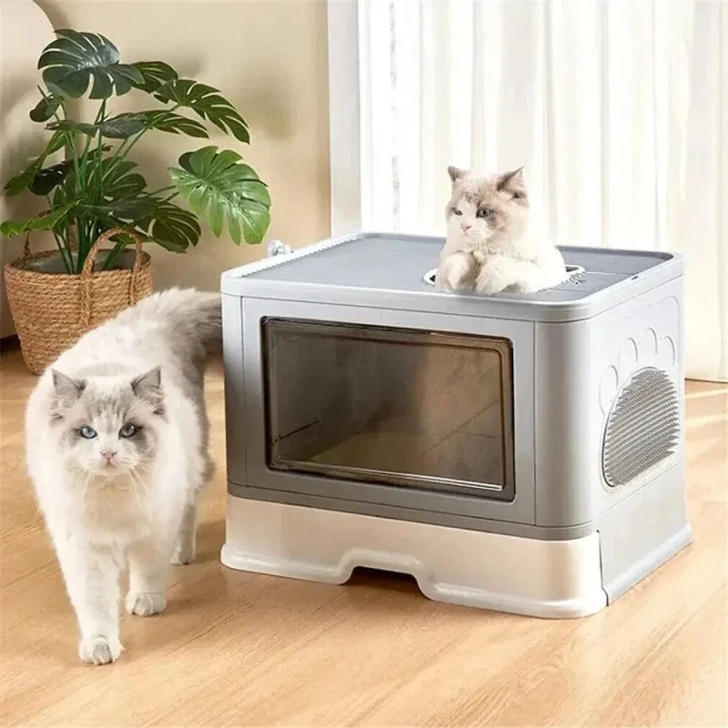 Maison de toilette XXL pour chat - Pratique & anti-odeurs | FéliXL