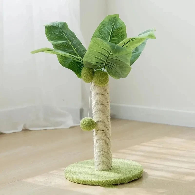 Griffoir poteau chat - Cocotier en sisal