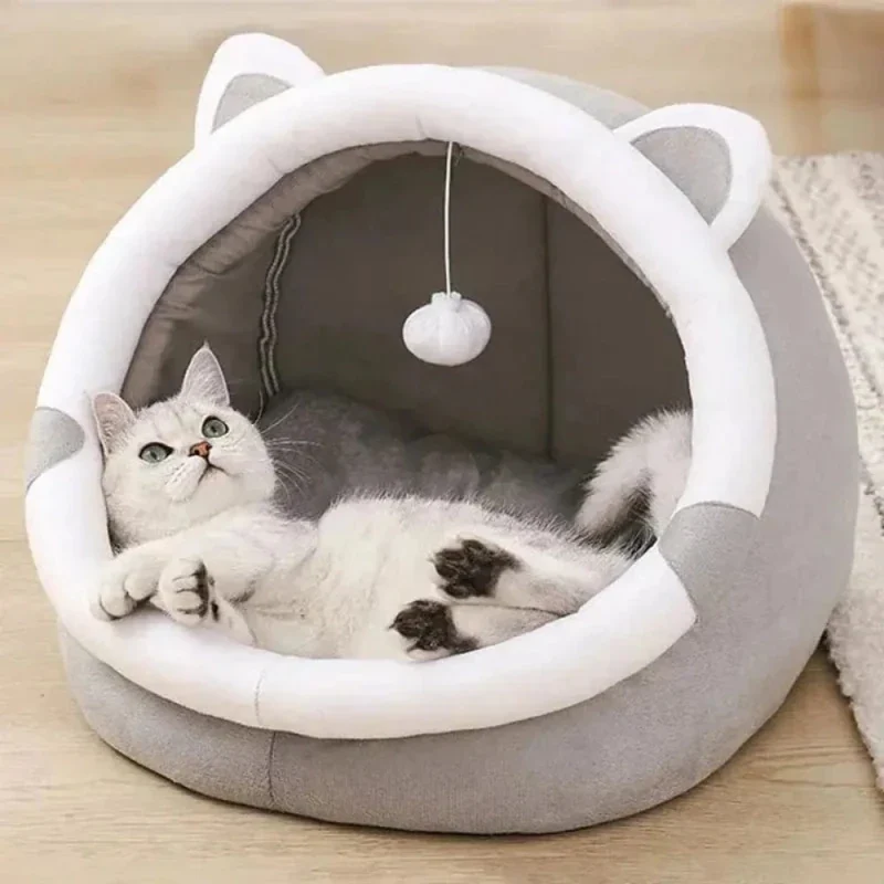 Panier fermé pour chat - Refuge calme et cosy | CozyHide
