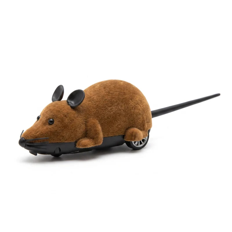Souris électrique avec télécommande sans fil pour chat