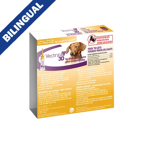 Vectra® 3D pour chien contre les puces et tiques