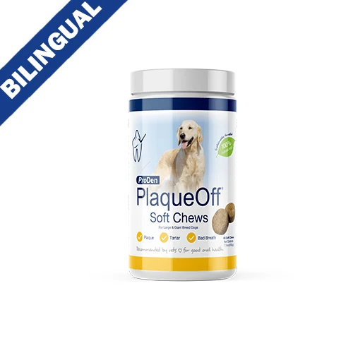 Naturvet plaque off large & giant soft chew (45CT) pour les dent du chien