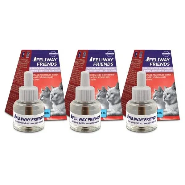 Feliway recharge friends pour chats paq.3