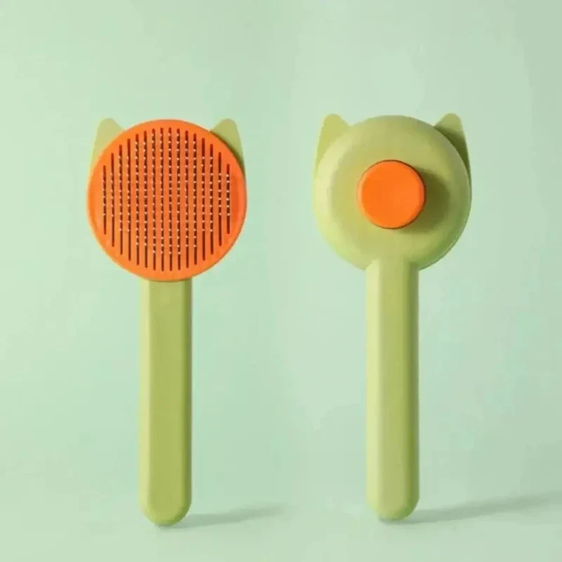 Brosse autonettoyante chat - Poils enlevés en 1 clic | EasyPurr