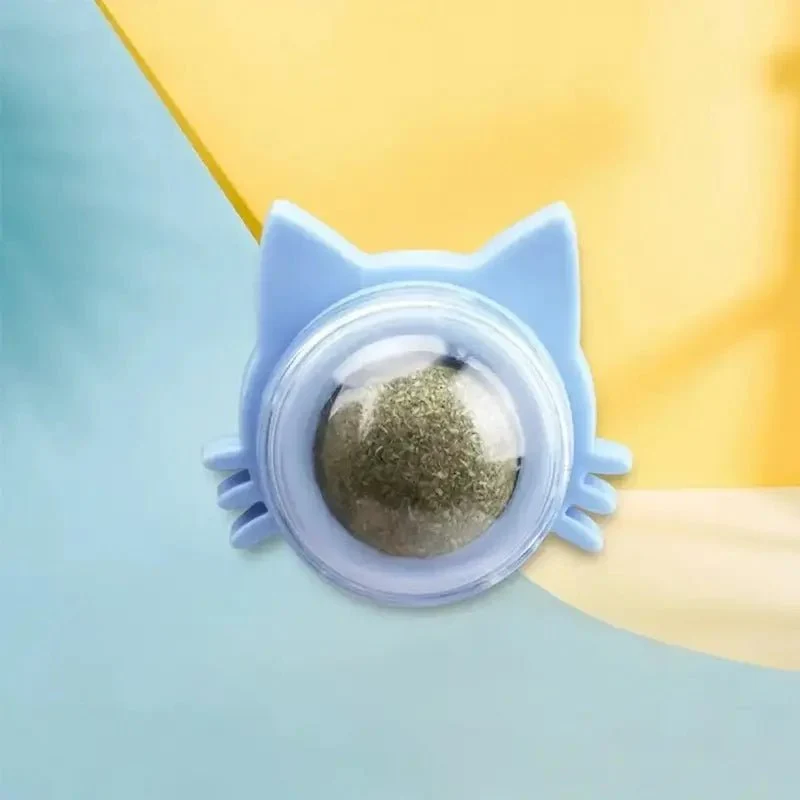 Boule herbe à chat murale - Effet irrésistible | NipWall