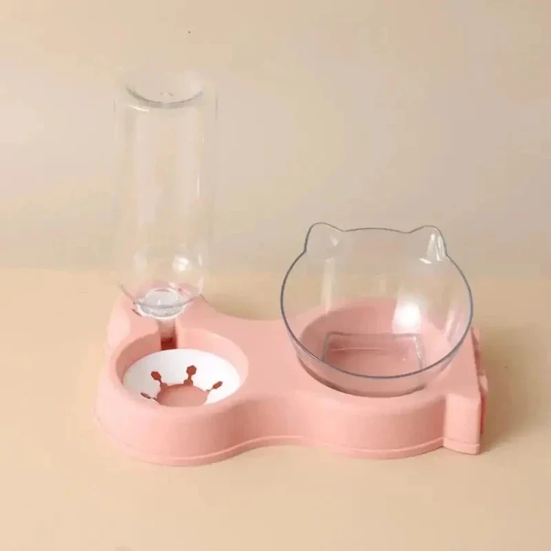 Gamelle chat avec distributeur d'eau - Repas complet | MealFlow