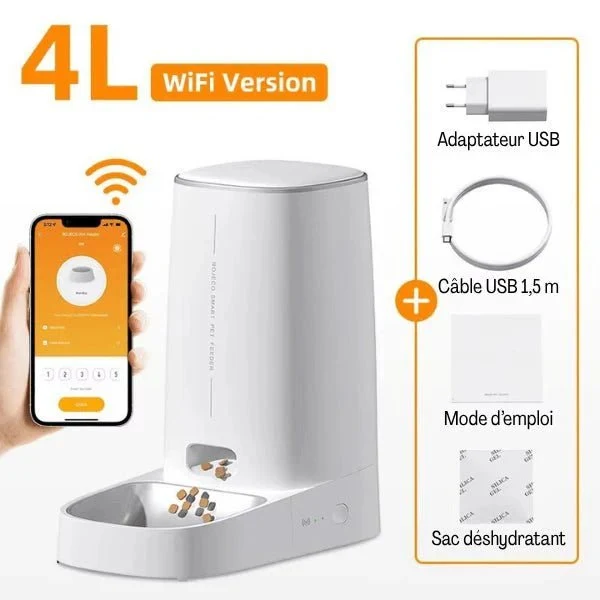 Distributeur automatique croquettes chat – Repas réguliers | AutoMeal