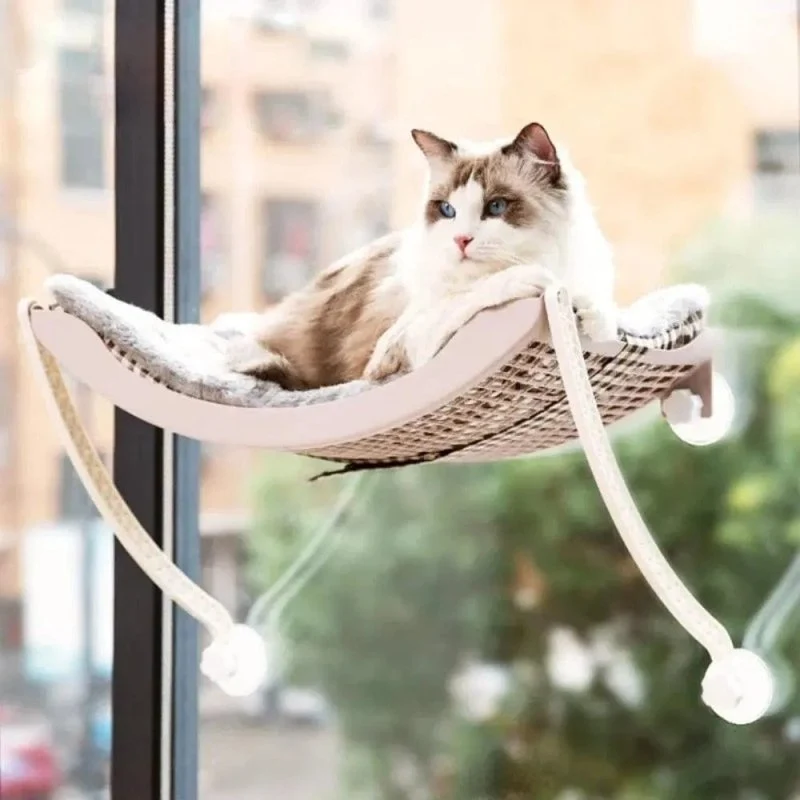 Hamac pour chat ventouse - Vue extérieure | WindowPaws