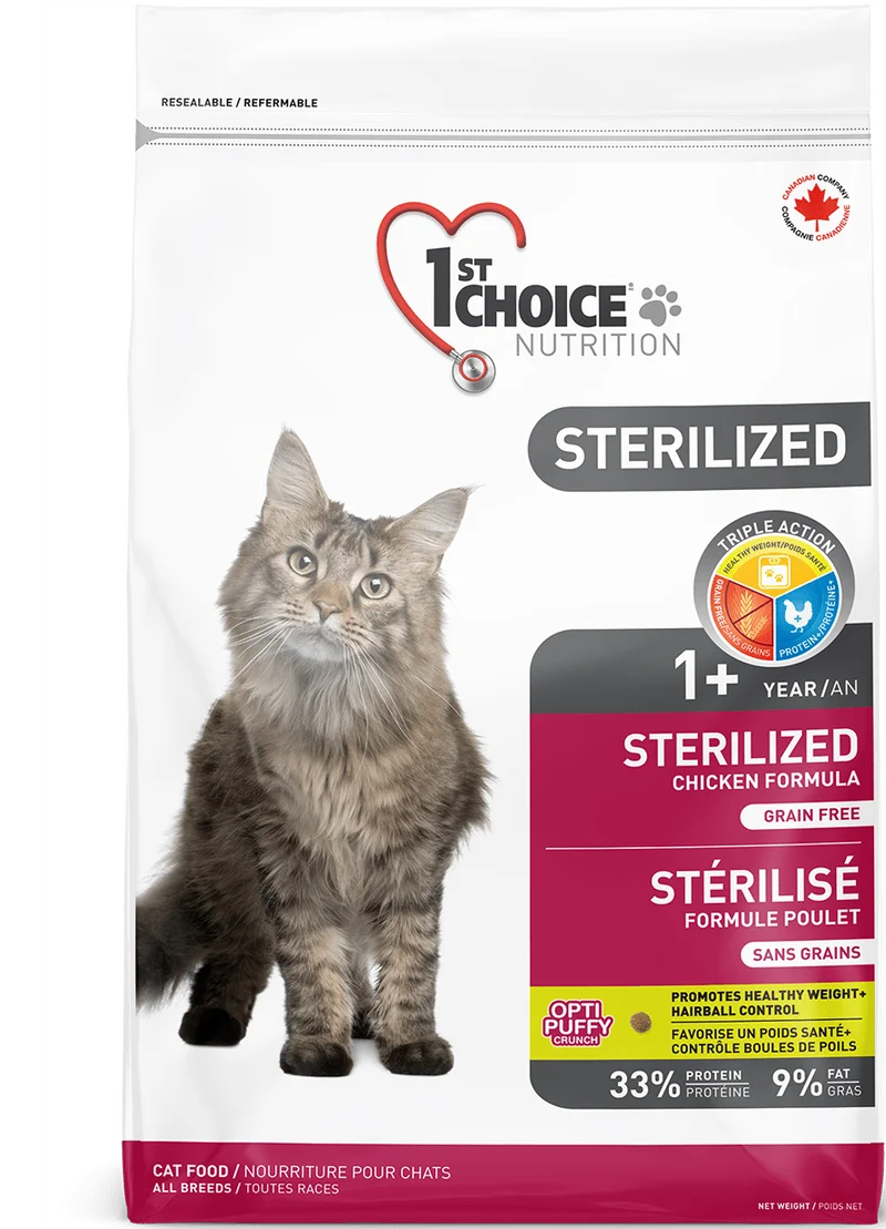 1ST Choice chat stérilisé