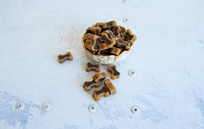 Friandises d'éducation moelleuse pour chien à l'agneau