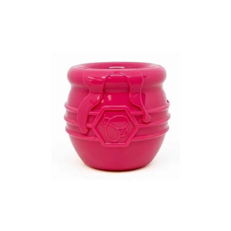 Jouet à remplir pour chien Pot de Miel Fushia SodaPup