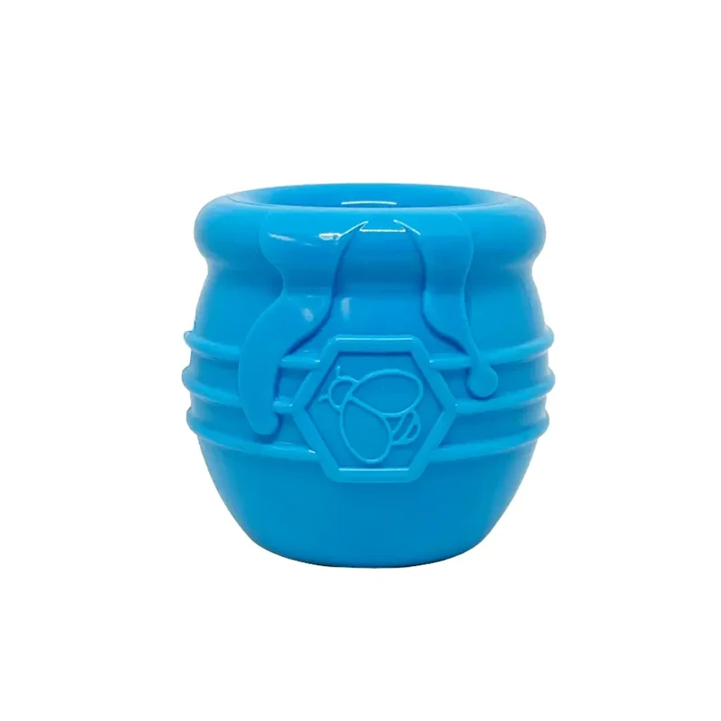Jouet à remplir pour chien Pot de Miel Bleu SodaPup