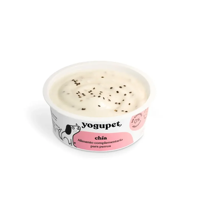 Yaourt sans lactose pour chien aux Graines de Chia Yogupet