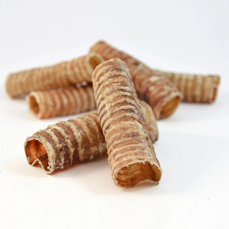 Trachée de bœuf séchée 100 % naturelle SANADOG – Mastication durable (1 pièce)