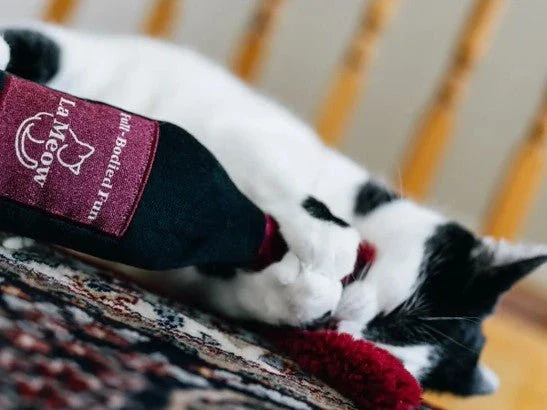 Maxi Jouet pour Chat – Cat Kicker Bouteille de Vin 🍷