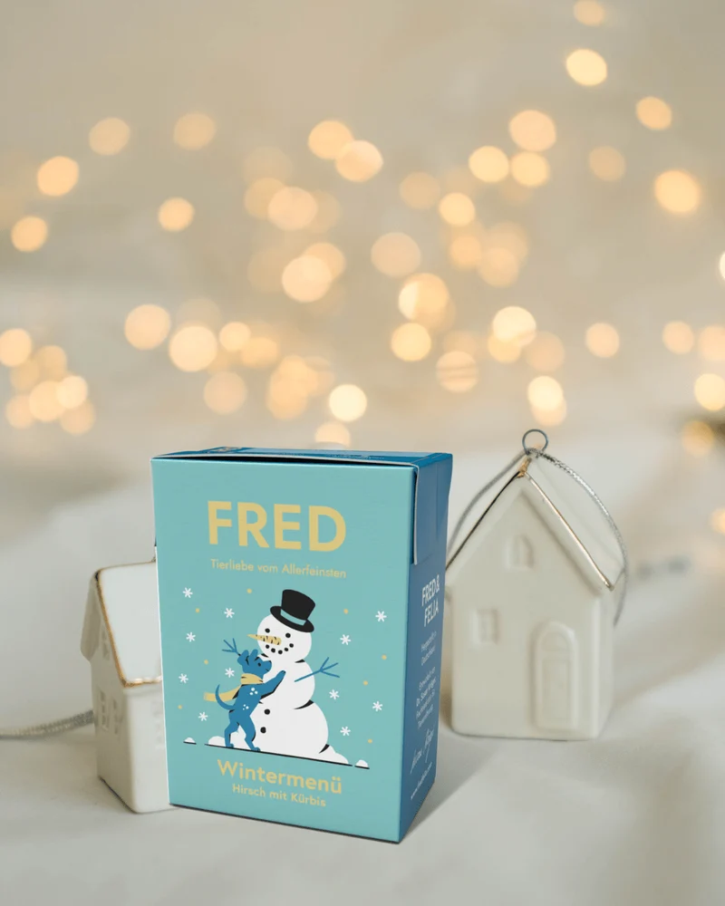 FRED MINI Menu d’Hiver – Chevreuil & Citrouille 190g