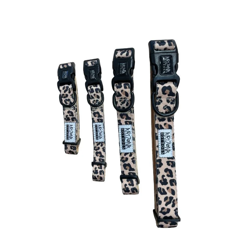 Collier pour chien Léopard – wild chic & réglable