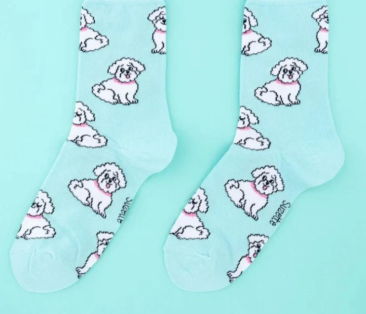 Chaussettes Bichon – L’accessoire doux & plein d’humour