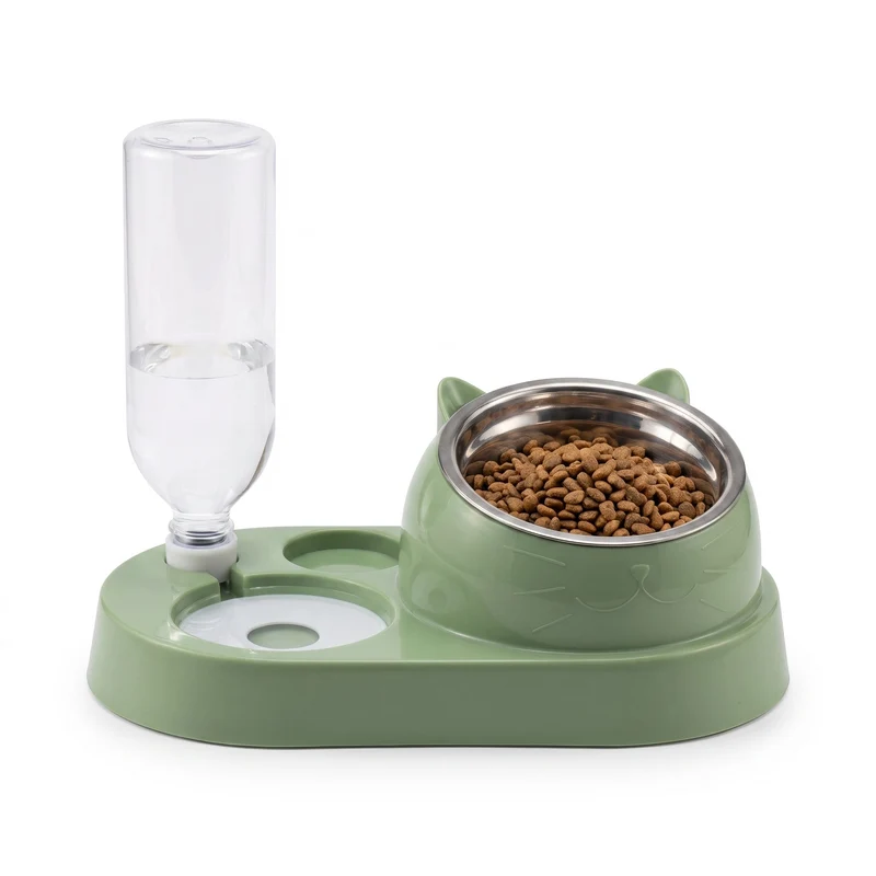 Bol en acier inoxydable pour chats