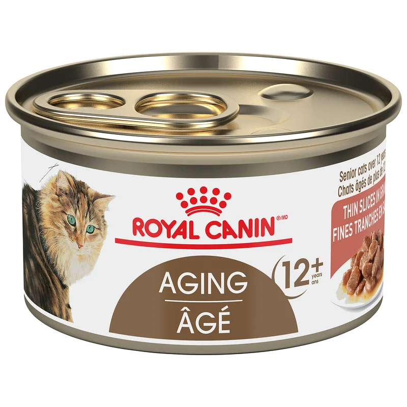 Royal Canin - Chat Âgé 12+ Tranche en Sauce - Nourriture Humide pour Chats Âgés