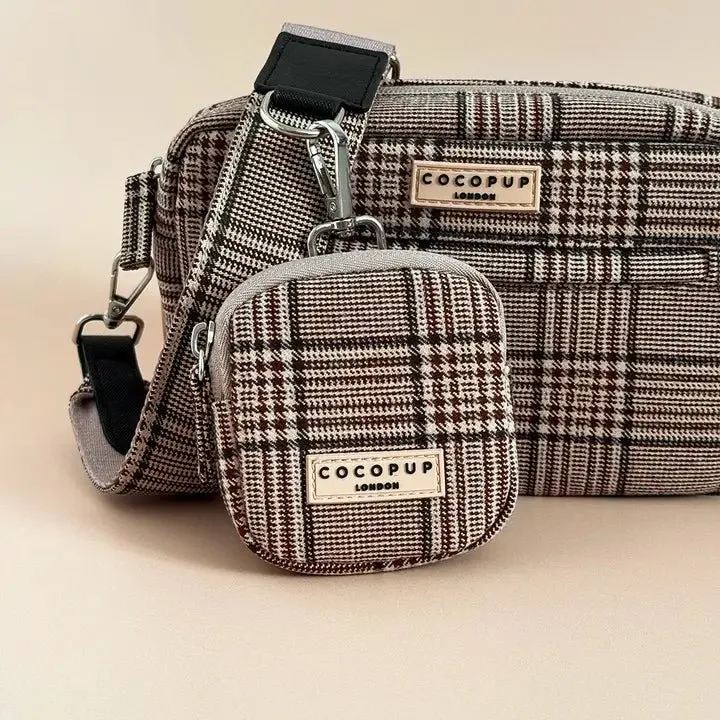 Pochette à friandises Pup Plaid – chic & compacte Cocopup