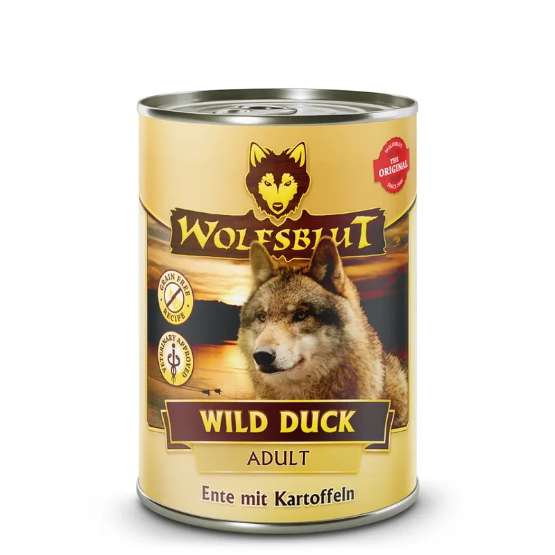 Pâtée chien Wolfsblut - Wild Duck Adult