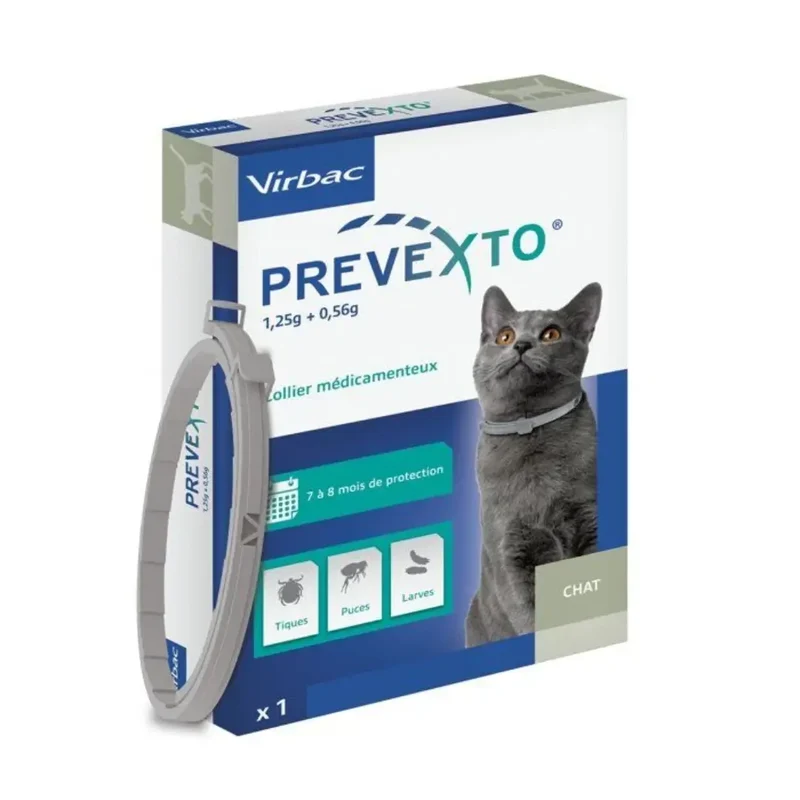 PREVEXTO Collier Antiparasitaire Chat - Virbac