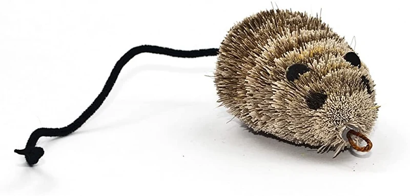 Souris à poils durs pour canne Purrs Poursuit