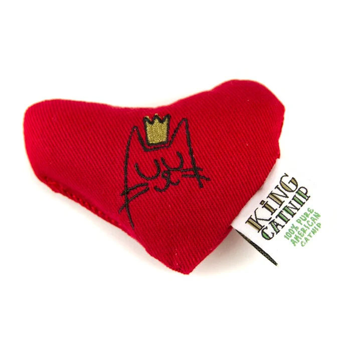 Coeur pour chat à la cataire