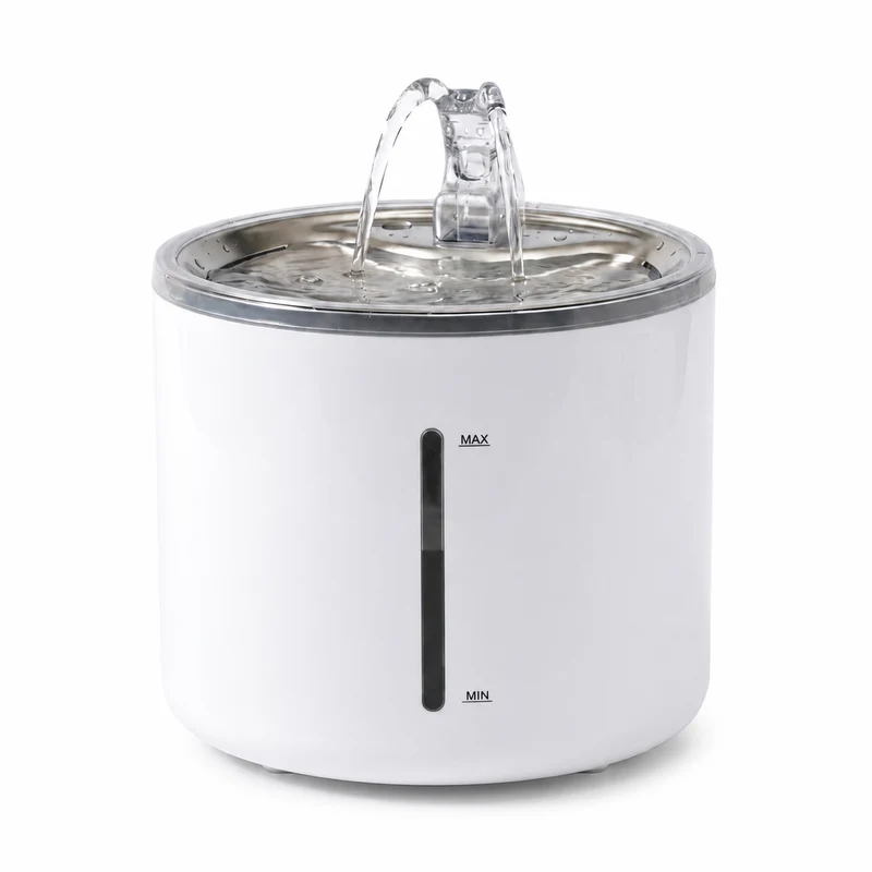 Fontaine automatique en acier inoxydable pour chat