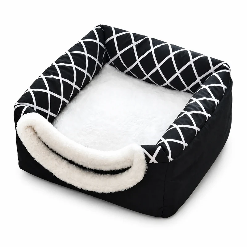 Lit profond pour l'hiver pour chat
