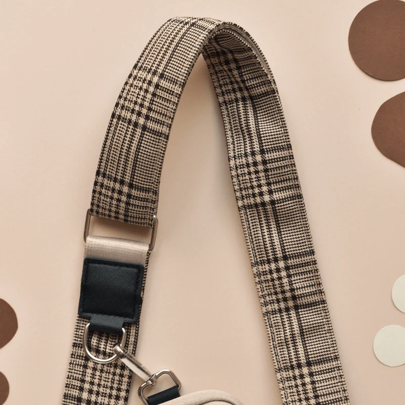 Bandoulière sac de promenade chien - Pup Plaid