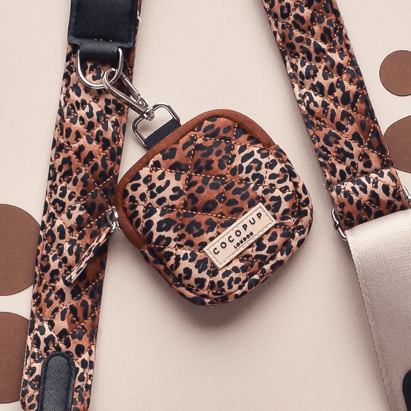 Pochette à friandises pour Chiens - Léopard matelassé