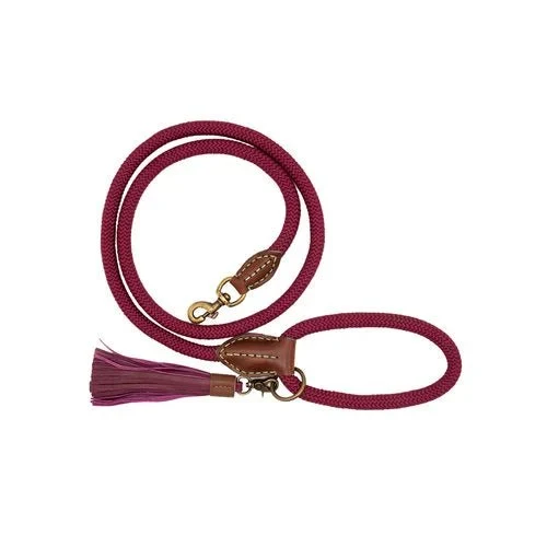 Laisse pour chien Bonnie rouge bordeaux