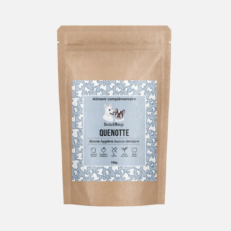 Complément alimentaire Quenotte - Hygiène bucco-dentaire naturelle pour chiens et chats