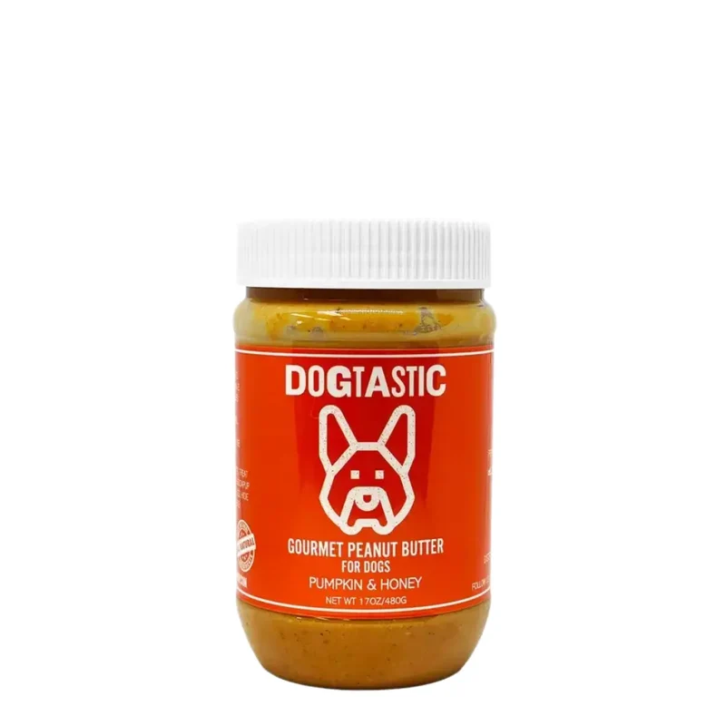 Beurre de cacahuète pour chien Citrouille et Graine de lin Dogtastic