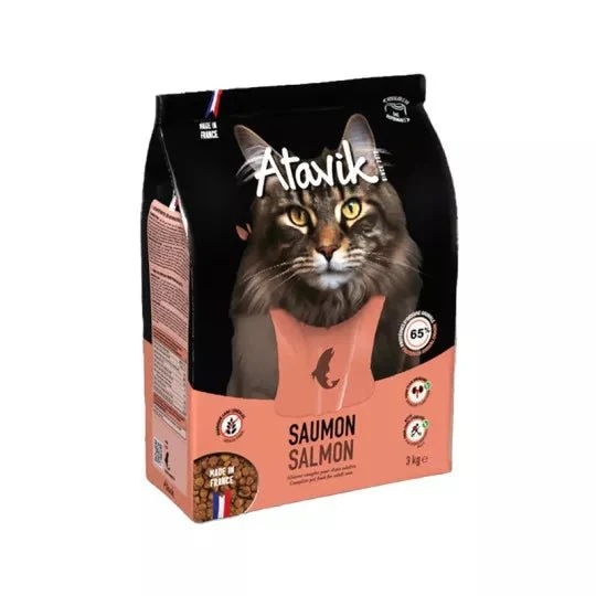 Croquettes chat sans céréales Saumon - Made in France - Nouveau Packaging