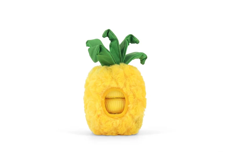 Peluche pour chien ananas