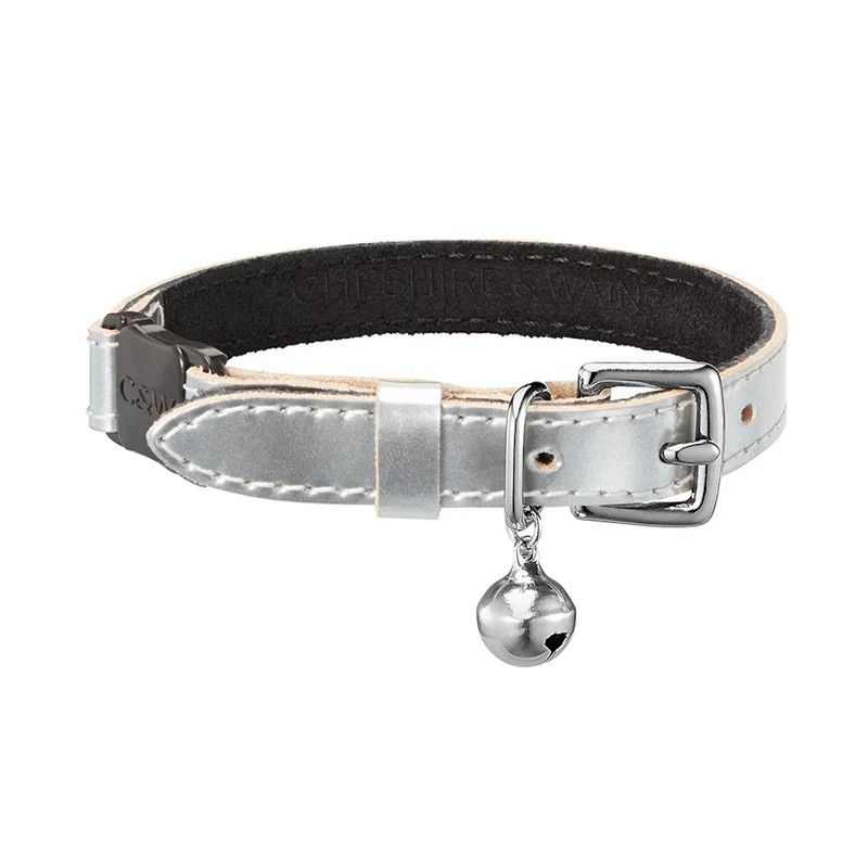 Collier pour chat argenté Comet