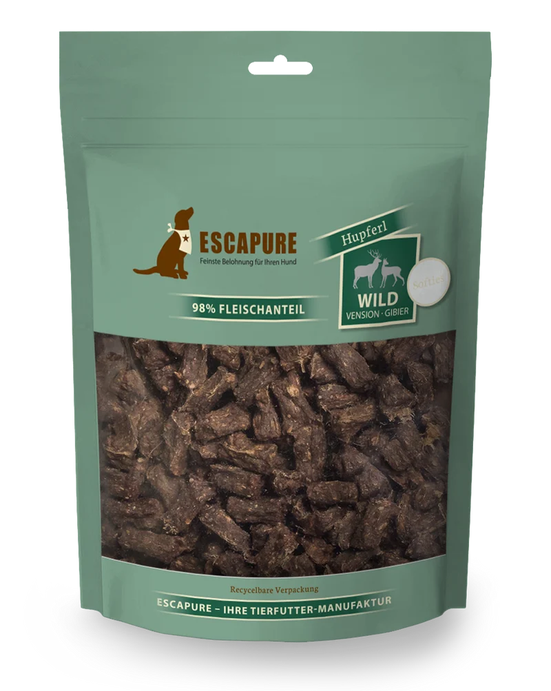 Friandises tendres pour chien au gibier