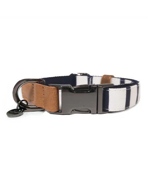 Collier Naval rayé marin – Élégance nautique intemporelle